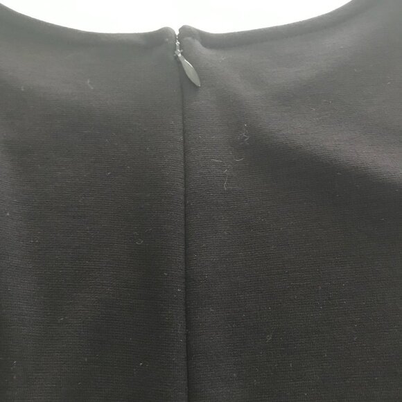 Ruffle Hem Black Dress - Picture 5 of 8